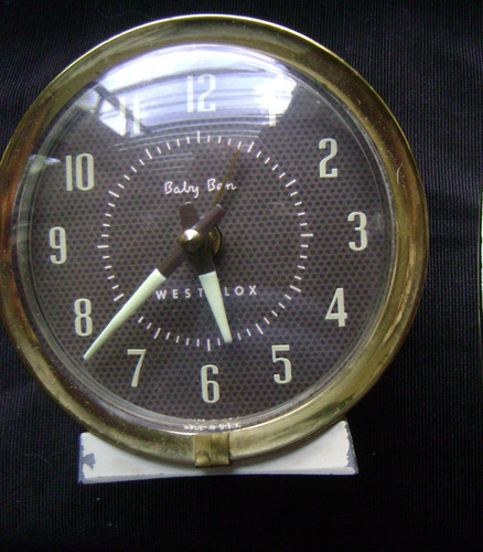  Reloj De Mesa Baby Ben  Westolox  De Cuerda, Vintage