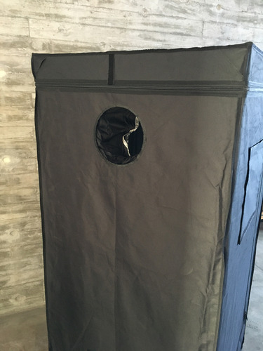 Carpa Cultivo Indoor Gadnic 80x80x160cm + Red Scrog 60x60cm Negro (Usado)