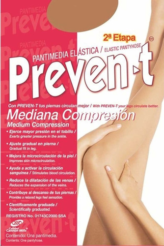Pantimedia Prevent Mediana Compresion 1 Par