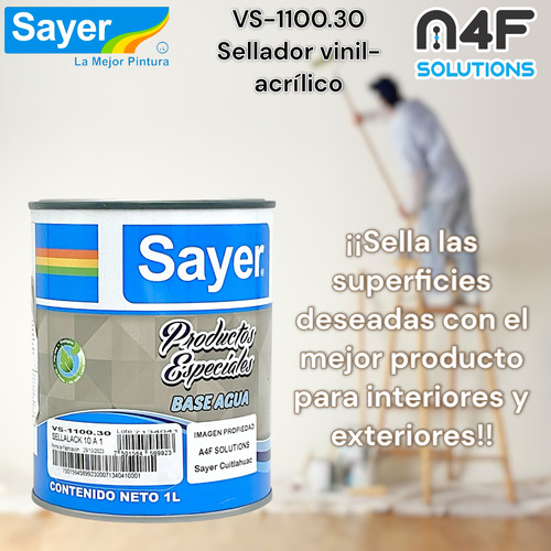 Sellador Vinil-acrílico Sellalack Base Agua Sayer 1 Pieza