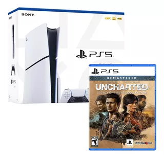 Consola Ps5 Slim Con Lector + Uncharted Legacy Of Thieves