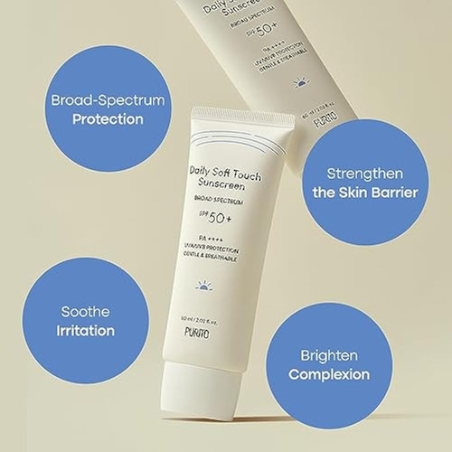 Protector Solar Facial Purito Daily Soft Touch De 60 Ml