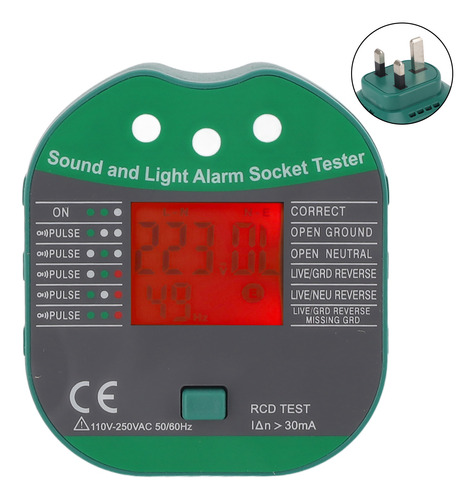 Comprobador De Enchufes Eléctricos, Alarma De Sonido, Compro