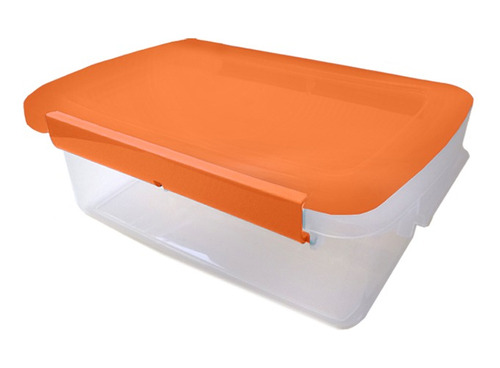 Contenedor Organizador N1 -tapa Color Apto Freezer Apilable 