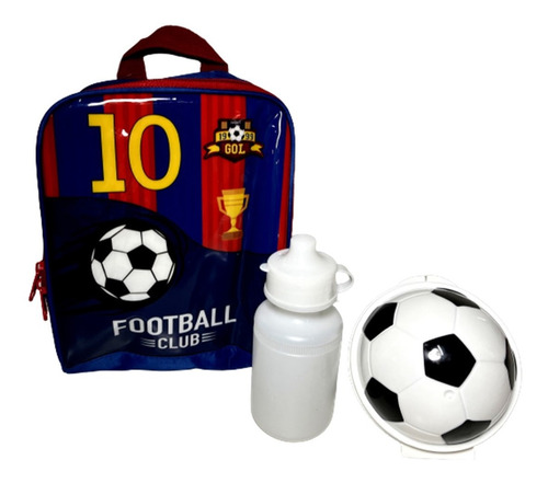 Imagem 1 de 4 de Lancheira Escolar Térmica Infantil Juvenil Futebol Original