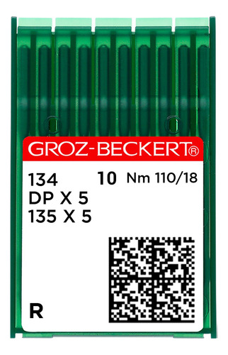 Agulha Para Máquina De Costura Cabo Grosso 134 R Dp X 5 R