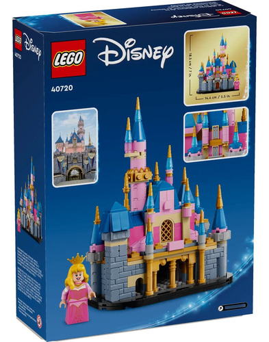 Lego Disney Duo Mini Castillo Aurora + Mini Castillo Disney Cantidad De Piezas 1095