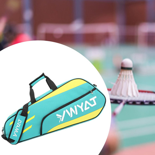 Bolsa Para Raquetas De Bádminton, Bolso De Mano Azul Claro