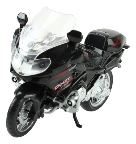 Moto Passeio Preto Mega City Com Luz E Som R3142 Bbr Toys