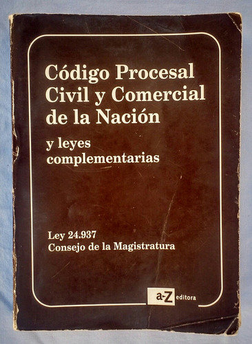 Código Procesal Civil Y Comercial De La Nación