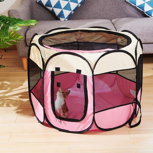Valla Plegable Portátil Multifuncional For Mascotas, 73 X