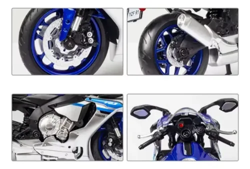 fzx Yl Scale Yzf R1 Motocicleta De Brinquedo Colecionável