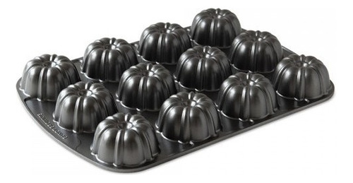 Molde Bundt Brownie Nordic Ware Color Negro