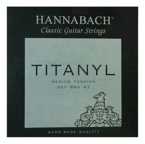 Encordado Guitarra Clasica Hannabach 950 Titanyl Prm