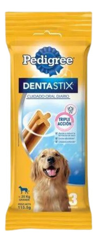 Pedigree Dentastix Cuidado Oral Perro Raza Gde 3 Barras 10un