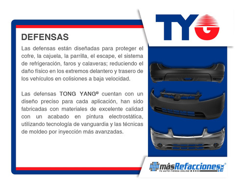 Defensa Tra C/hoyo P/sensor S/mold P/pintar C320 01-05