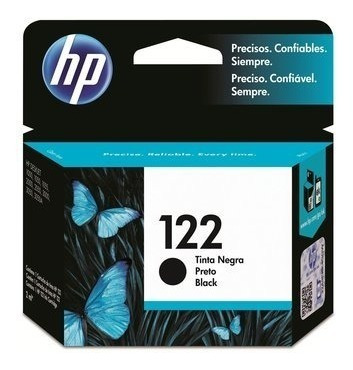 Imagen 1 de 1 de Cartucho Hp 122 Negro Original Ch561hl 1000 2050 3050