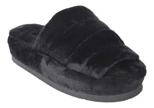 Imagen 2 de 6 de Pantuflas Mujer Teddy Invierno Piel Calentitas Cómoda Suave