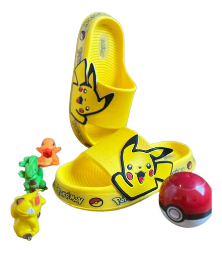Chancletas - Zapatillas Infantiles - Pokemon - Pikachu