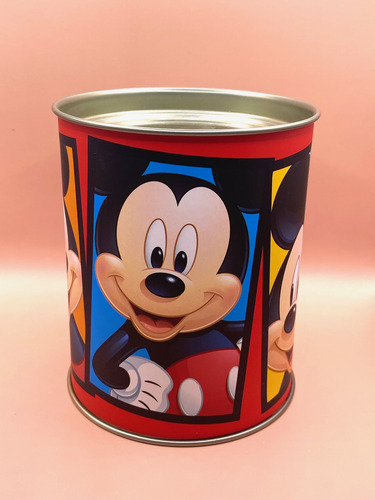 Kit 5 Latas P Lembrancinha Mickey Mouse Presente Festa