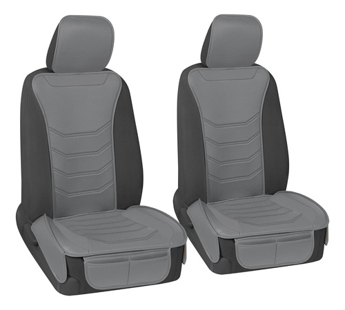 Luxefit Fundas De Asiento De Coche De Piel Sintética C...