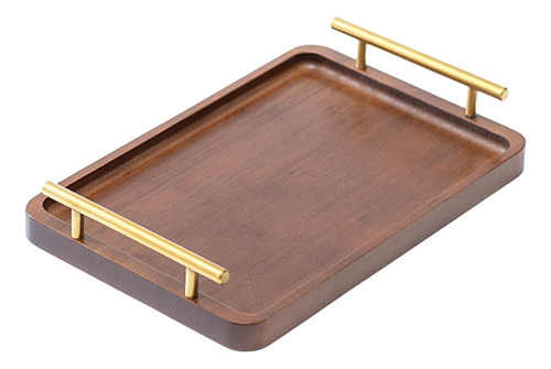 Bandeja De Madera Para Servir, Bandeja Para Mesa De 20x30cm