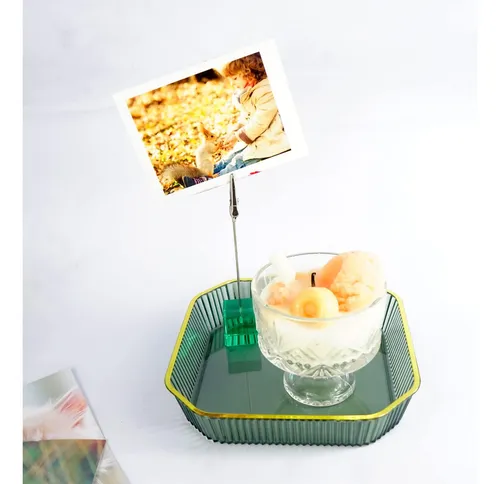 5 Pcs Cubo Base Polaroid Photo Clip Stand, Pantalla De Escri