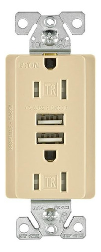 Tr7755vbox Cargador Combinado Usb 3.1a 15 Amp 125v Rece...