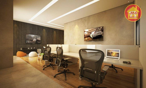 Imagem 19 de 30 de Cobertura À Venda, 370 M² Por R$ 3.845.000,00 - Canto Do Forte - Praia Grande/sp - Co0084