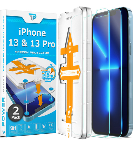 Protector Pantalla Vidrio Templado iPhone 13 Pro 9h Kit Inst