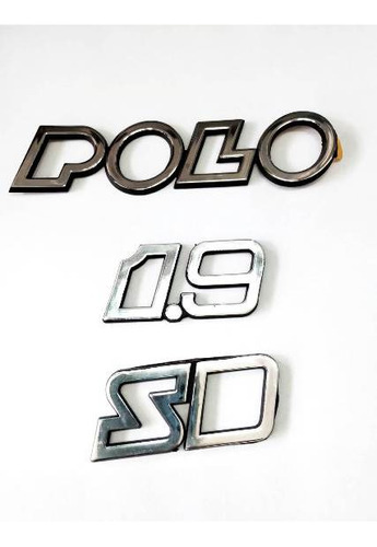 Insignia Emblema Baul Vw Polo 1.9 Sd 96/00