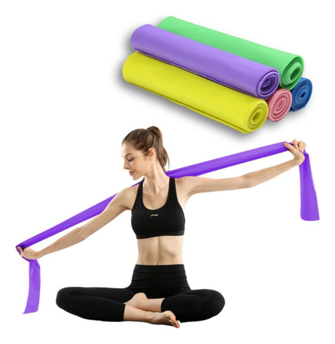 Kit 3 Faixas Elasticas Thera Band Fisioterapia Exercício
