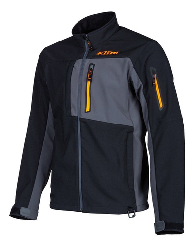 Campera Klim Inversion Black - Strike Orange Bamp Group