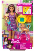 Comprar Muñeca Barbie Adopción De Cachorros Mattel
