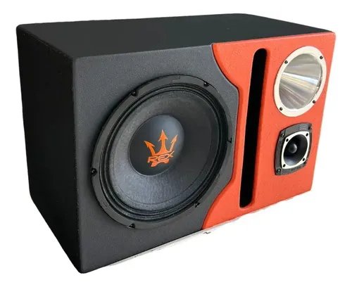 Caixa Trio Automotiva Rex 400 12p Corneta Jbl + Modulo Ds800