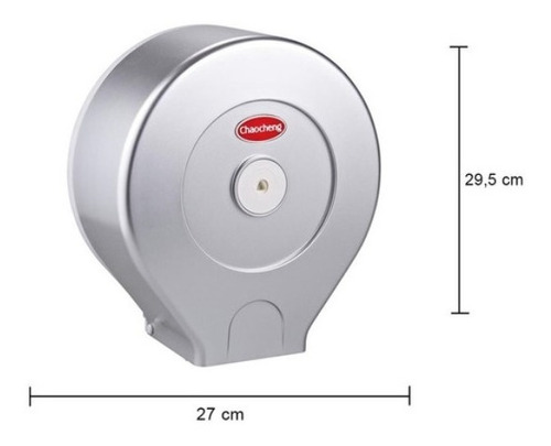 Dispensador Papel Higienico, Metalico