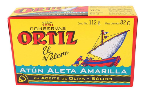 Atún Ortiz Del Norte Claro Aceite De Oliva 112g