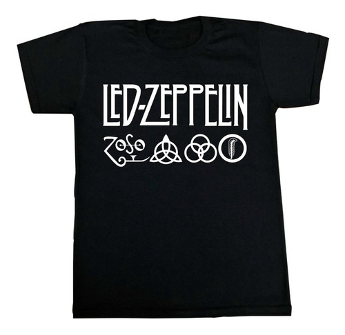Remera Led Zeppelin Unisex Adulto/niño Algodon 