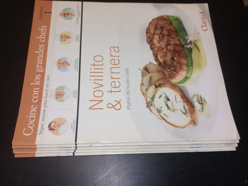 Lote 8 Ejemplares Cocine Con Los Grandes Chefs Clarín