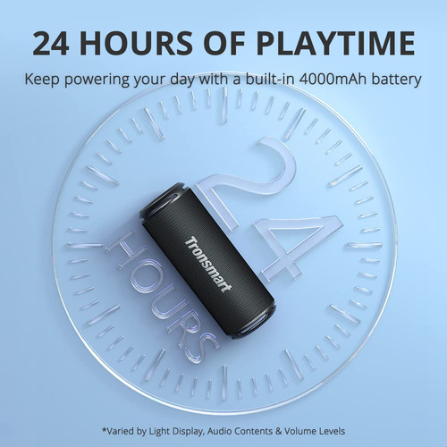 Tronsmart T7 Lite Bluetooth 5.3 Prova D'agua 24w - Lacrado Azul