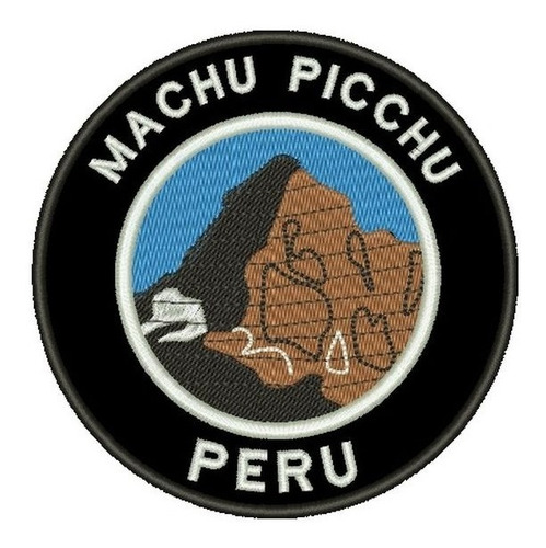 Patch Bordado Termocolante  - Machu Picchu - Peru
