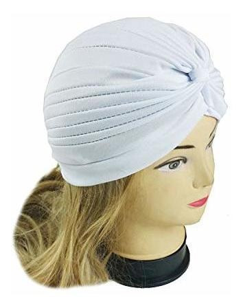 5 Mujeres Elastico Turbante Quimio Cap Bennie Head Wrap Hea