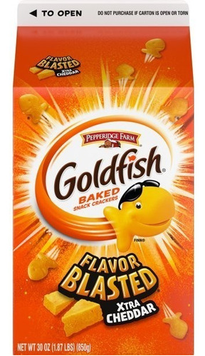 Goldfish Galletas Flavor Blasted Xtra Cheddar Snack 850gr