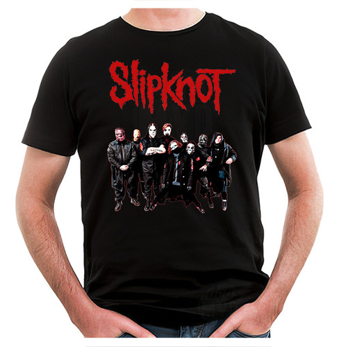 Remera Slipknot 02 (negra:) Ideas Mvd