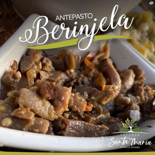 Imagem 2 de 2 de Kit Antepasto Org Berinjela Gourmet 10kg Fazenda Santa Maria
