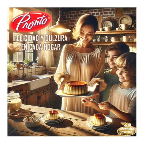 3 Gelatinas En Polvo Pronto Agua Sabor Frambuesa 84 G