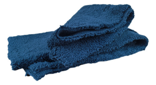 Imagen 2 de 5 de Paño Microfibra Multiuso Premium 40x60 Limpieza Secado Pulid Color Azul oscuro
