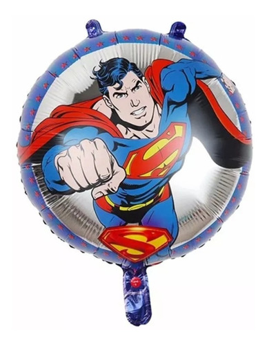 2 Globos Superman Apto Aire O Helio