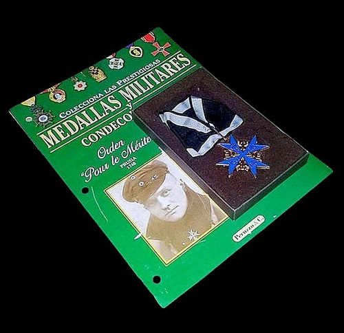 Silant N° 11 Medalla+fasciculo Orden Pour Le Merite Prusia