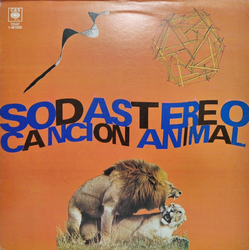 Soda Stereo  Canción Animal Lp Con Insert 1990 Argentina